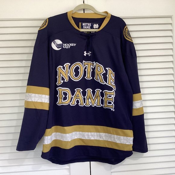 Notre dame hockey jersey under armour deals